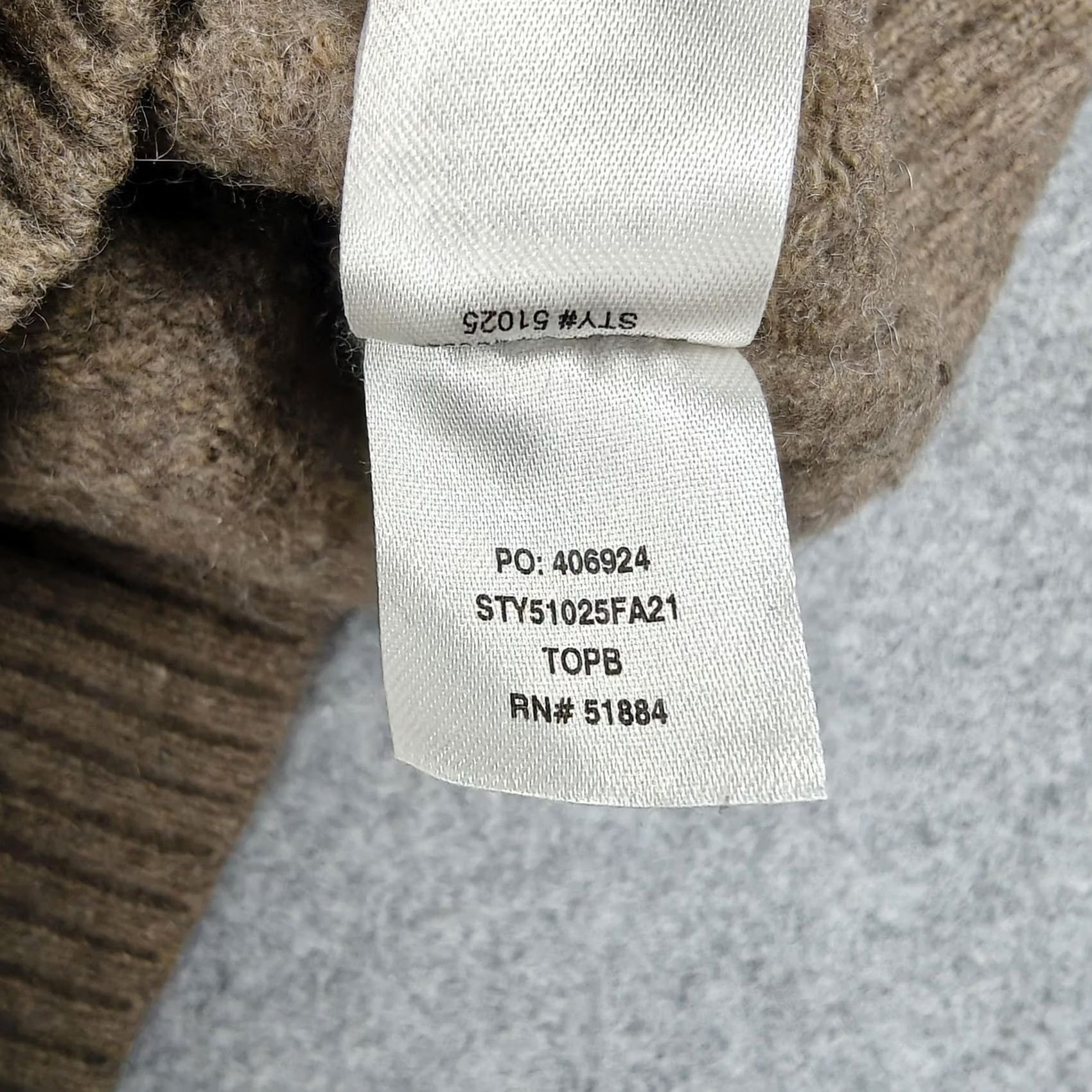 Patagonia Patagonia Sweater Womens XL Brown Recycled Wool Diamond Knit Crewneck Pullover Size XL / US 12-14 / IT 48-50 - 5 Thumbnail