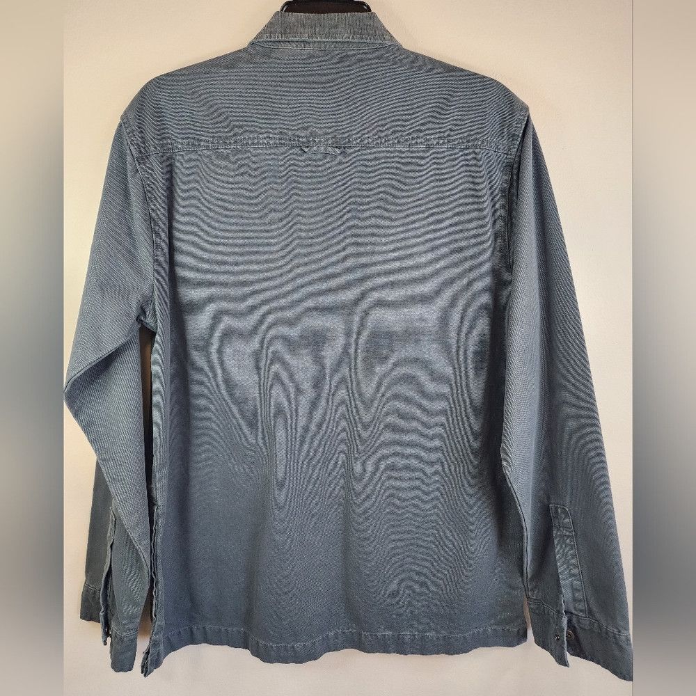 Original Paperbacks OPB Men's Slate Utilitarian Zip/Snap Front Corduroy Collar Size US M / EU 48-50 / 2 - 3 Thumbnail