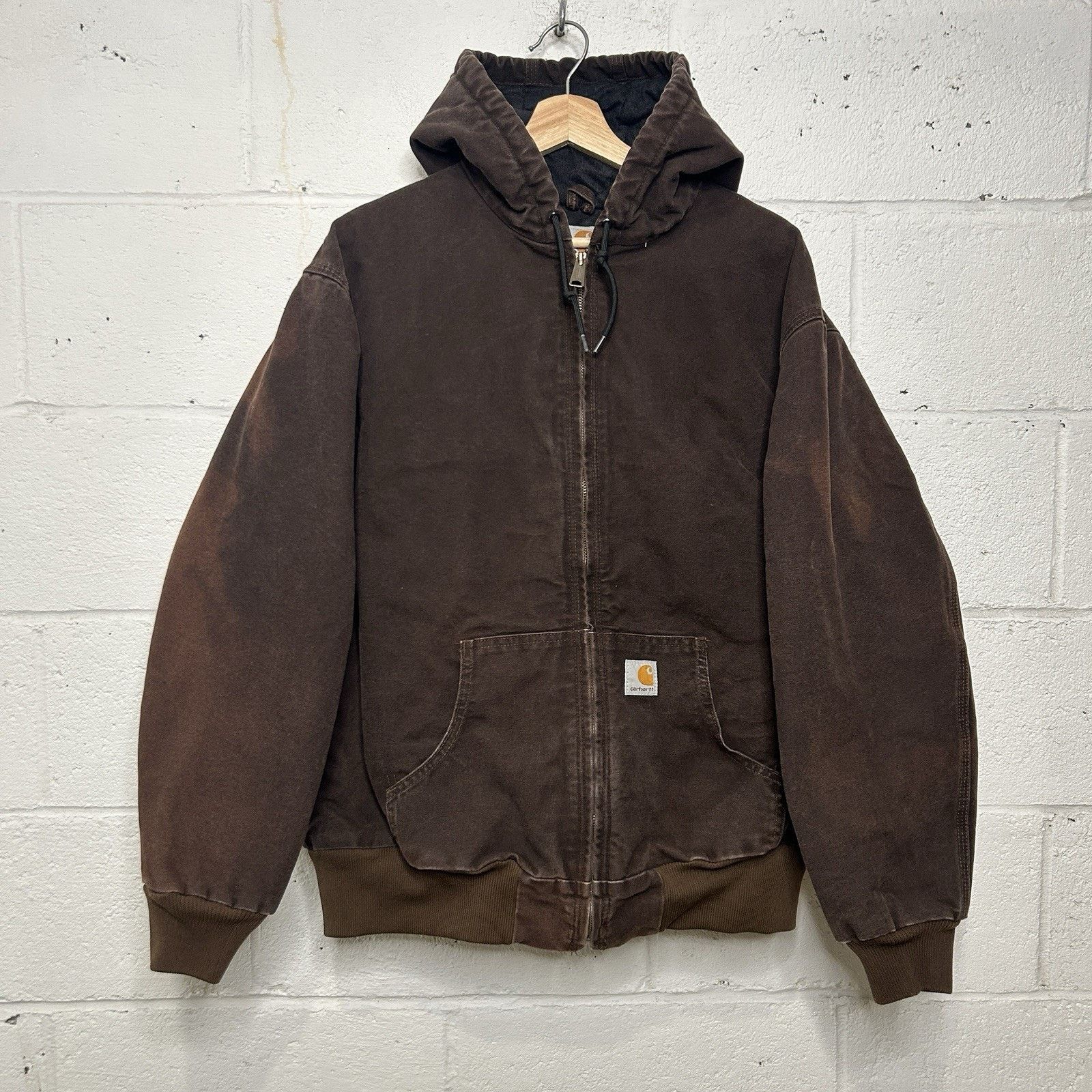 Carhartt Vintage Carhartt Hooded Active Jacket “Dark Brown” WJ130 DKB Size XL / US 12-14 / IT 48-50 - 1 Thumbnail