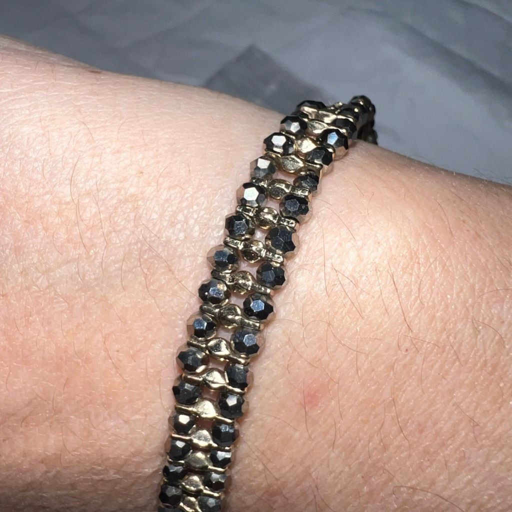 Other Stella & Dot Double Row Faceted Bead with Deep Green String Size ONE SIZE - 2 Thumbnail