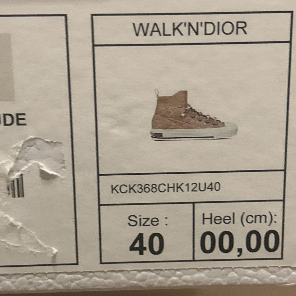 Dior Dior WALK'N'DIOR SNEAKER Nude Macrocannage Technical Mesh Size US 10 / IT 40 - 10 Thumbnail