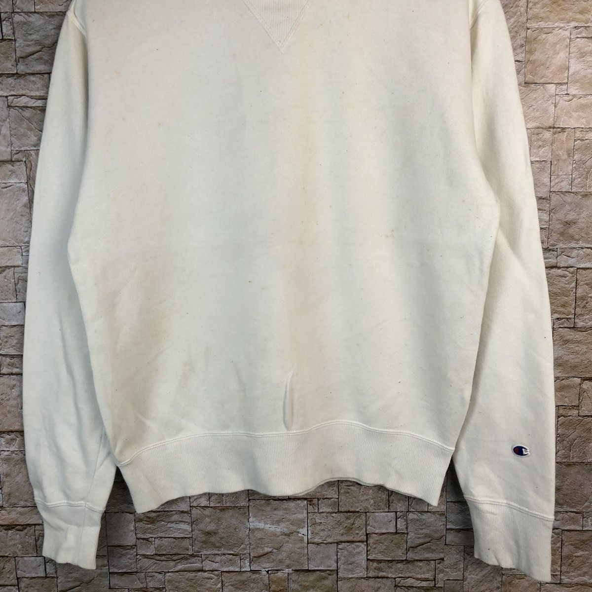 Champion Champion vintage White Plane Sweatshirt #A524 Size US M / EU 48-50 / 2 - 3 Thumbnail