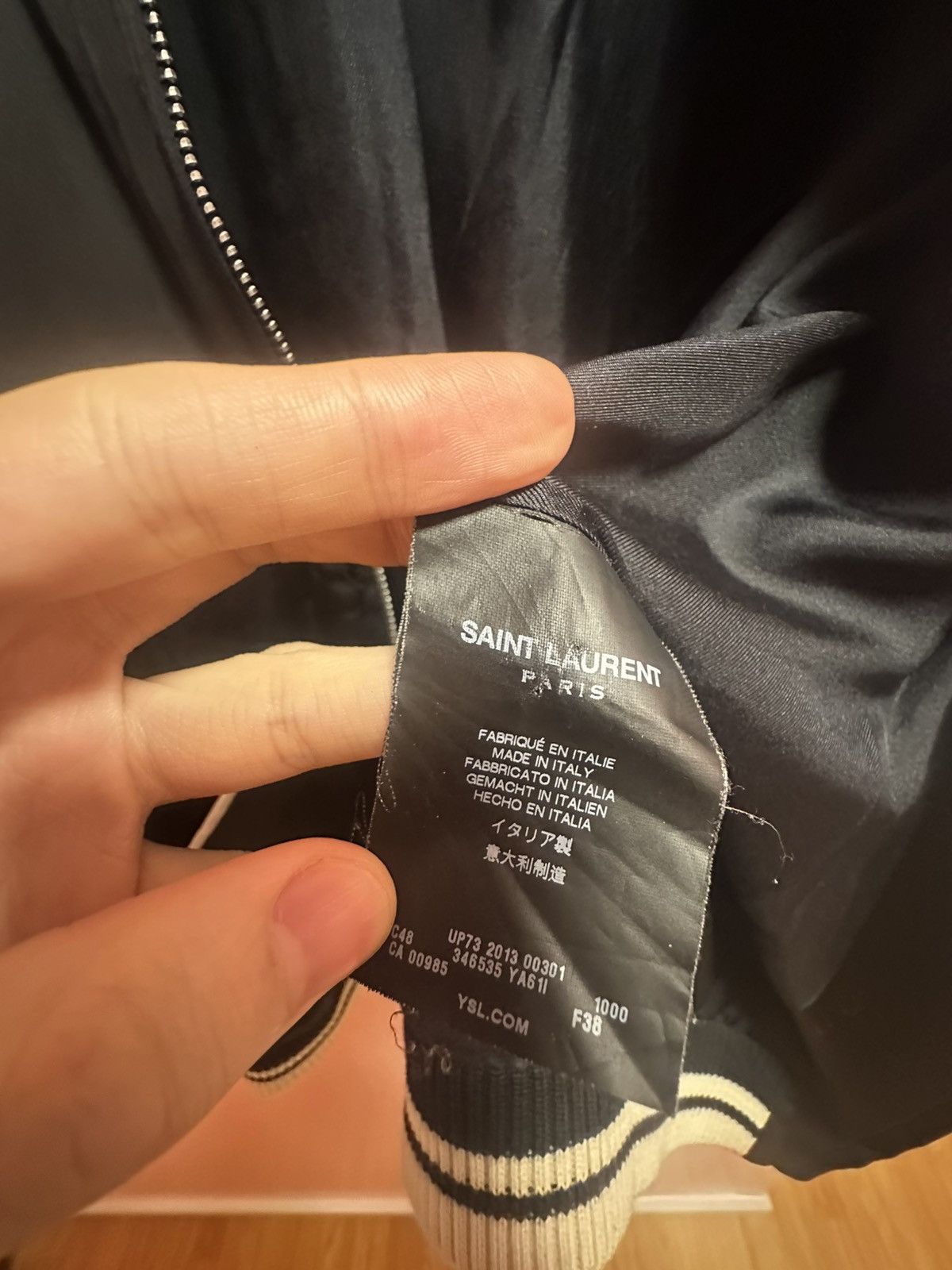 Saint Laurent Paris × Yves Saint Laurent Saint Laurent Souvenir Silk Jacket F38 Size US S / EU 44-46 / 1 - 4 Thumbnail