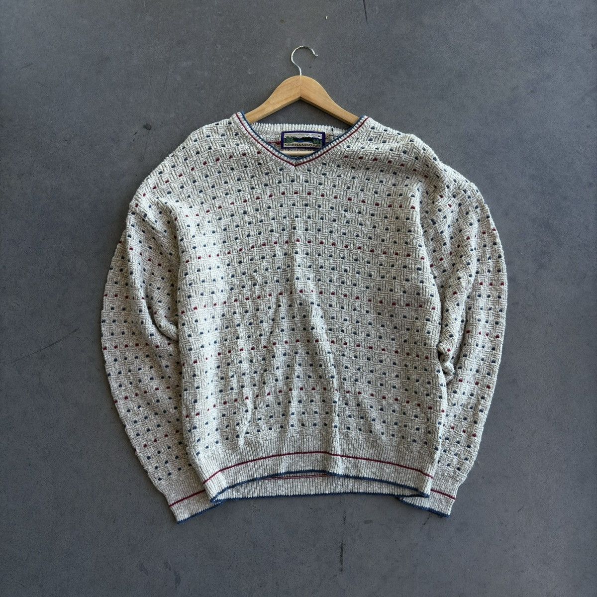 Other Vintage 80's Shenandoah Knit Sweater coogi Style Pattern Size US L / EU 52-54 / 3 - 4 Thumbnail