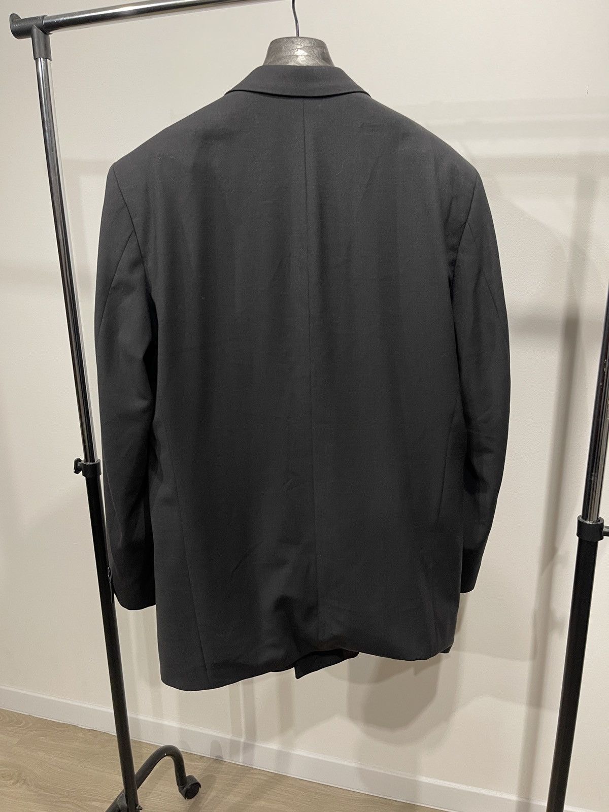 Marks & Spencer Vintage blazer double-breasted classic jacket/ sport coat 46 Size 46L - 4 Thumbnail