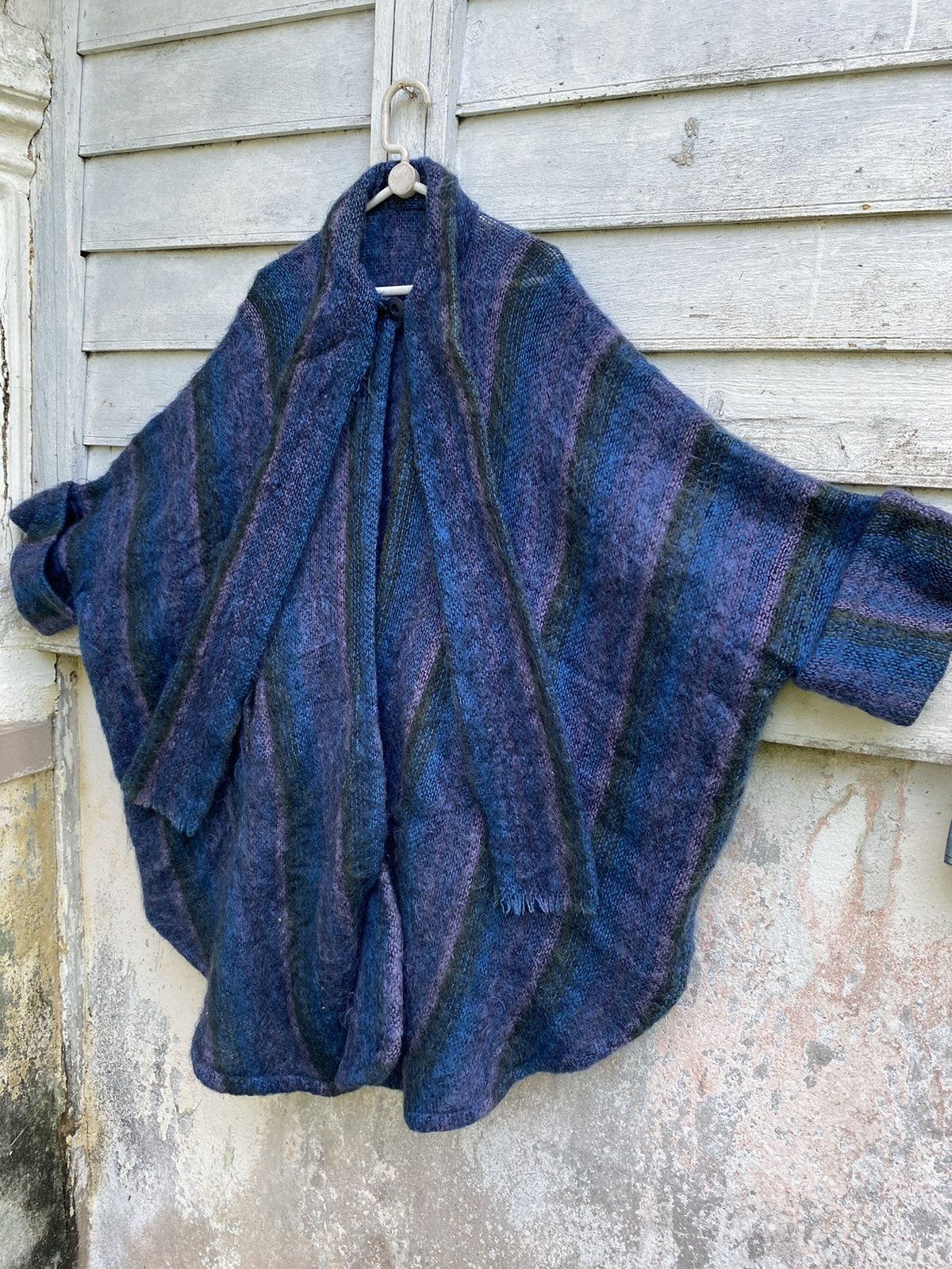 Donegal Tweed Donegal Design Handwoven Mohair Shawl Strap Poncho Size US L / EU 52-54 / 3 - 3 Thumbnail