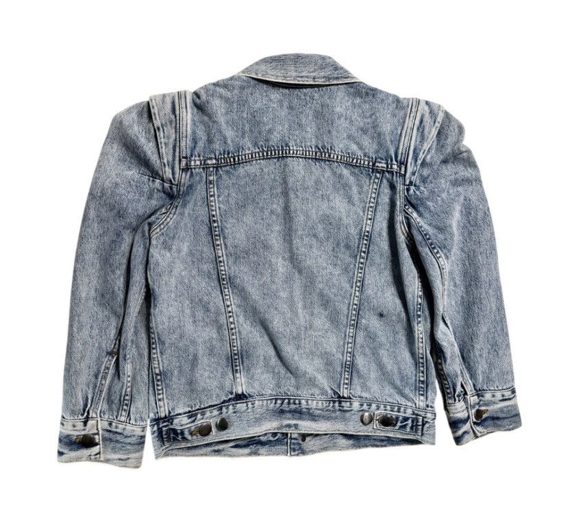 Frame FRAME Light Wash Premium Denim Jacket Size S/P USA Puff Size S / US 4 / IT 40 - 2 Thumbnail