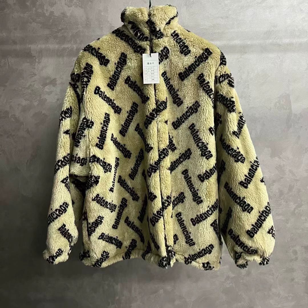 Balenciaga balenciaga multicolor high-neck zip jacket Size US S / EU 44-46 / 1 - 1 Thumbnail