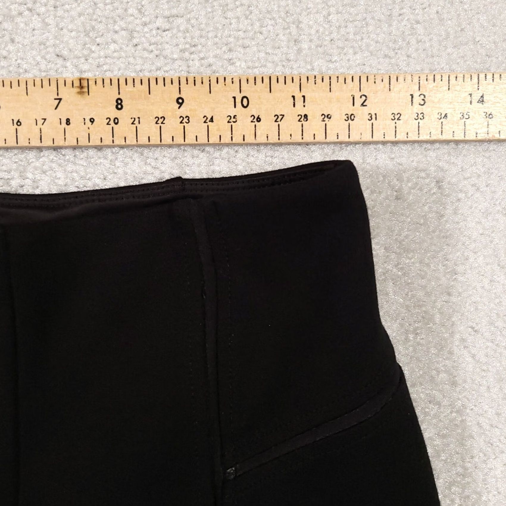 Vintage Lyssé Leggings Women's Small Black Shaping Skinny Stretch Yoga Size 28" / US 6 / IT 42 - 5 Thumbnail