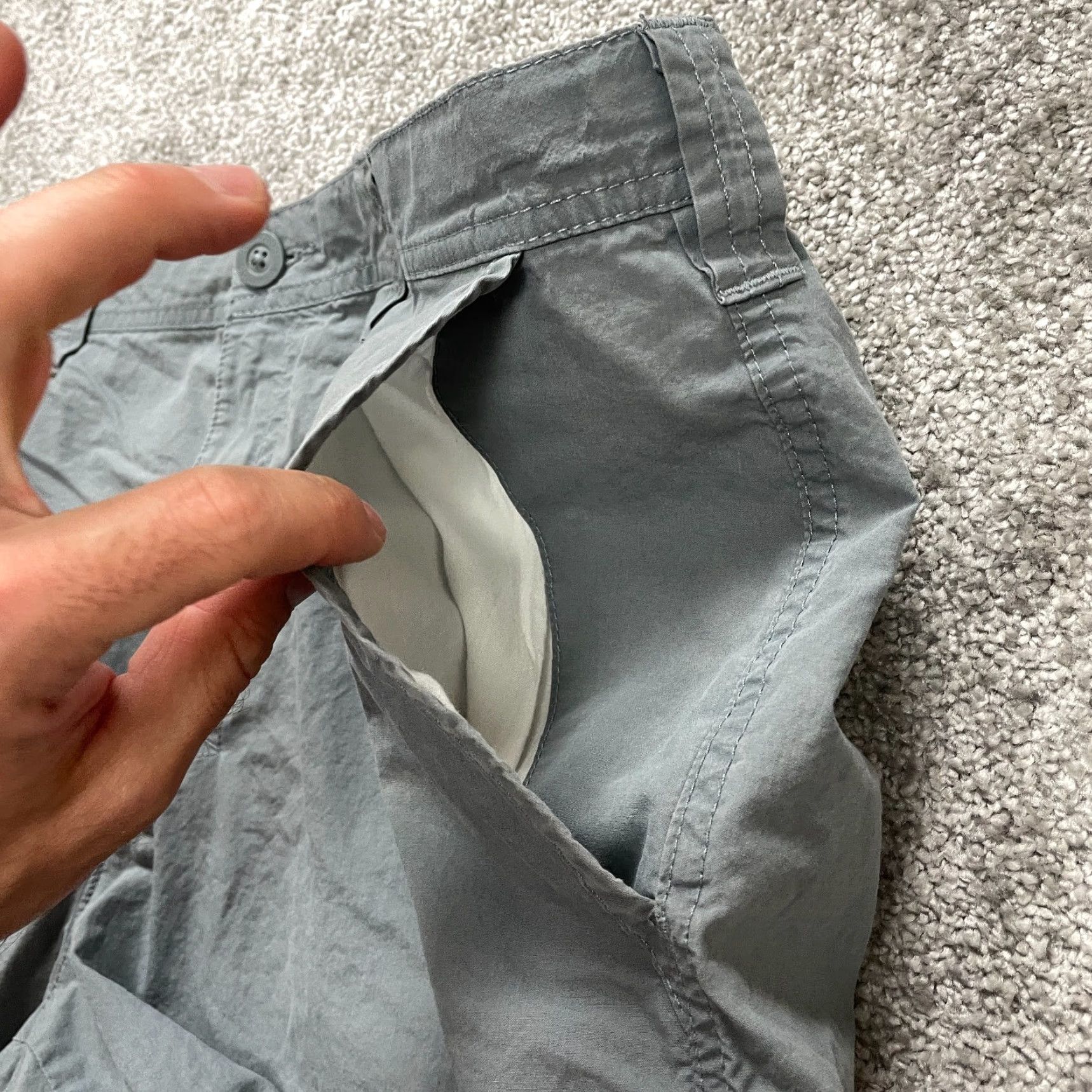 Vintage VINTAGE Columbia Men’s Chino Shorts Casual Outdoor 36x7.5 Gray Cotton Flat Front Size US 36 / EU 52 - 4 Thumbnail