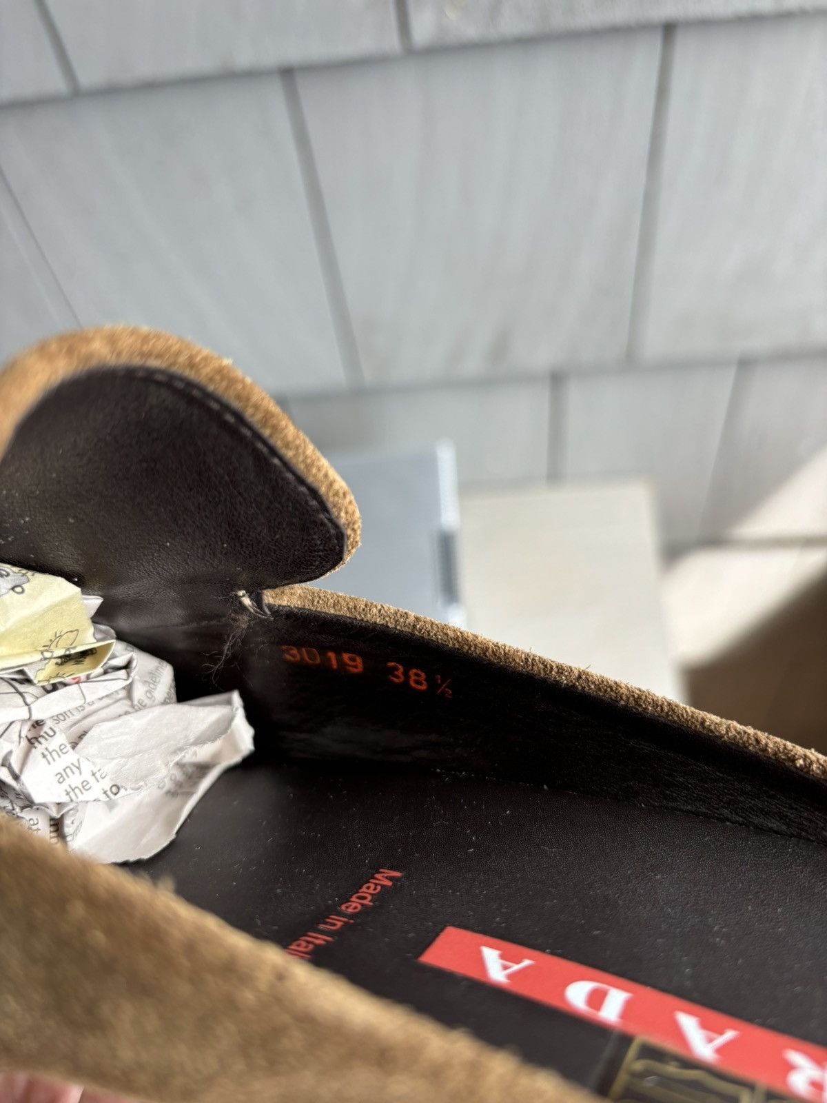 Prada × Vintage 2001 Prada Sport Mules Suede Vintage Square Toe 90s Sneaker Size US 6.5 / IT 36.5 - 8 Thumbnail