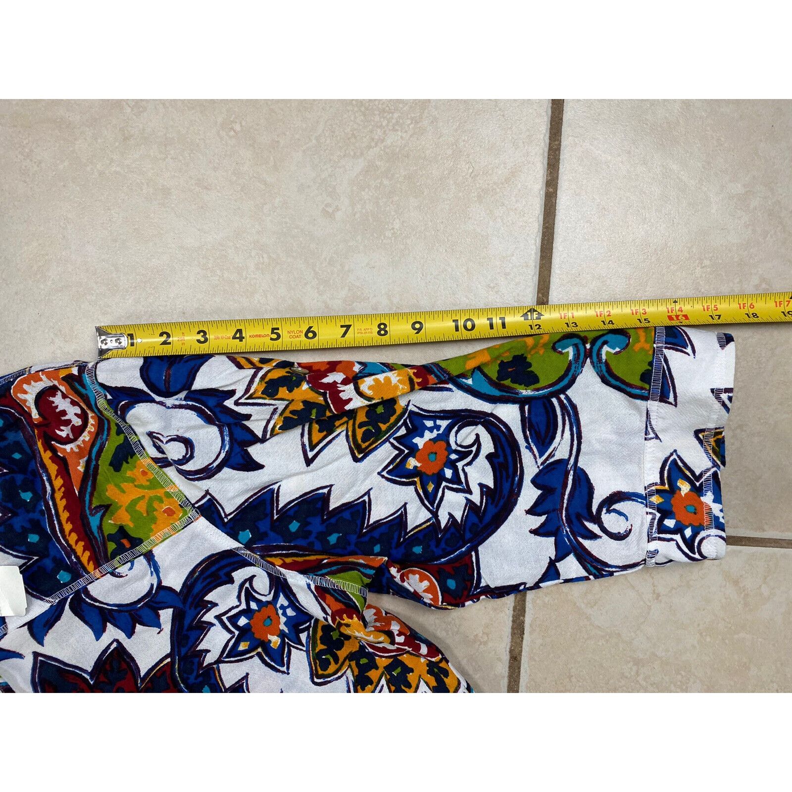 Chicos NWT Chico's Lightweight Paisley Hoodie 3/4 Tab Sleeve Zip Size XL / US 12-14 / IT 48-50 - 10 Thumbnail