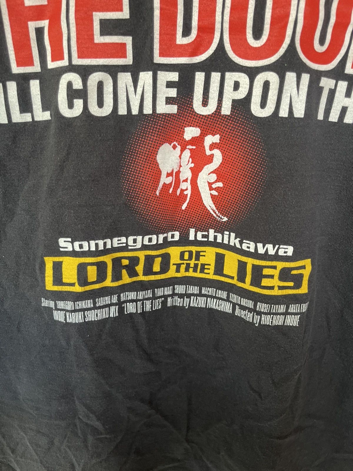 Japanese Brand Vintage Lord Of The Lies Somegoro Ickikawa Sun Faded Tee Size US M / EU 48-50 / 2 - 7 Thumbnail