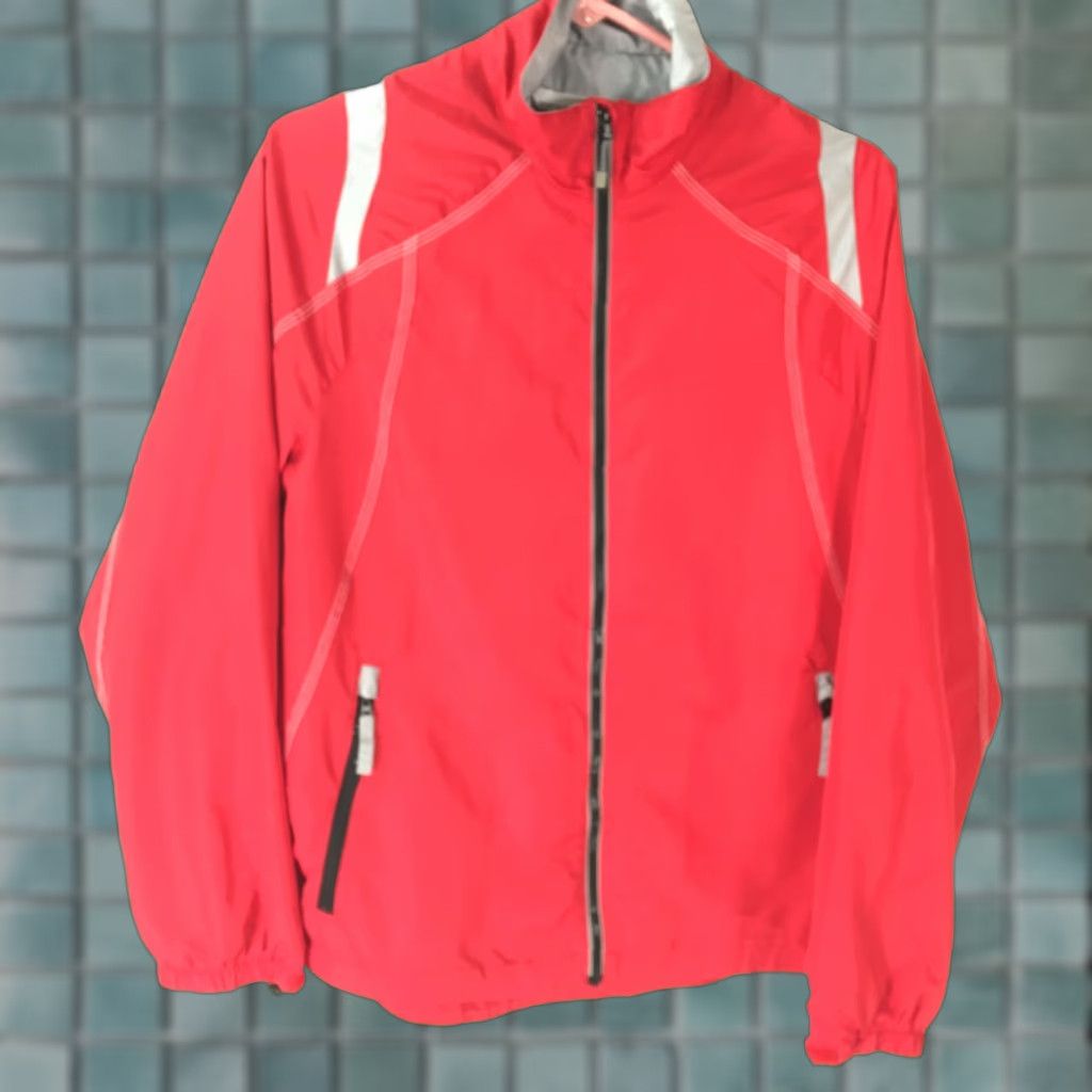 Vintage VINTAGE North End Ezem System Womens Windbreaker Jacket Red M Long Sleeve Full Zip Size M / US 6-8 / IT 42-44 - 1 Thumbnail