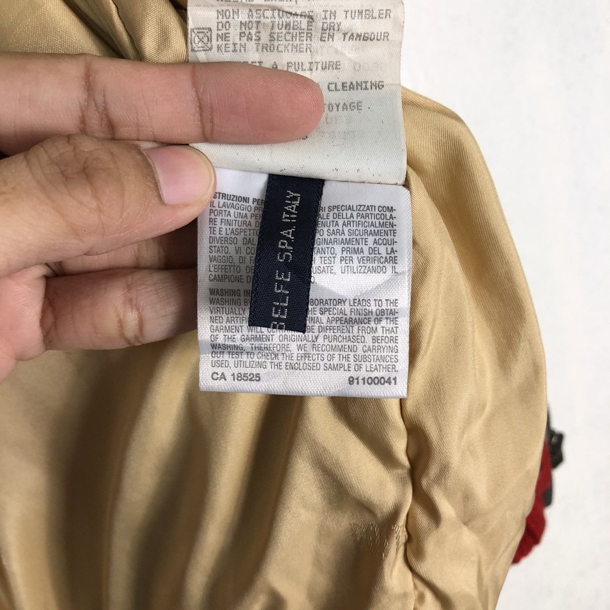 Japanese Brand 🔥Cropped Biker Leather Jacket Post Card Made in Italy Size US S / EU 44-46 / 1 - 21 Thumbnail