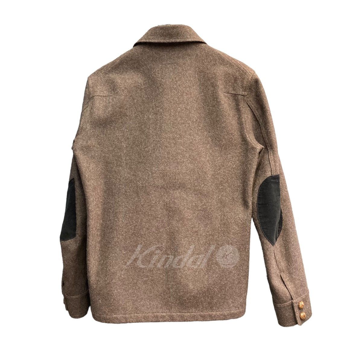 Number (N)ine Number (N)ine Wool coat with bead brooch Size US L / EU 52-54 / 3 - 2 Thumbnail