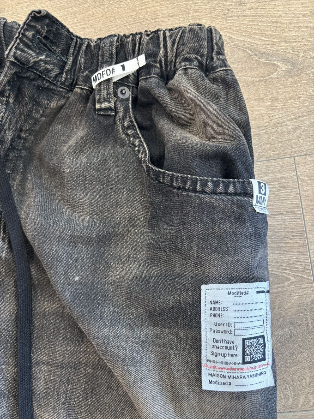 Maison MIHARA YASUHIRO Mihara Yasuhiro Black Light Jeans Size US 30 / EU 46 - 4 Thumbnail