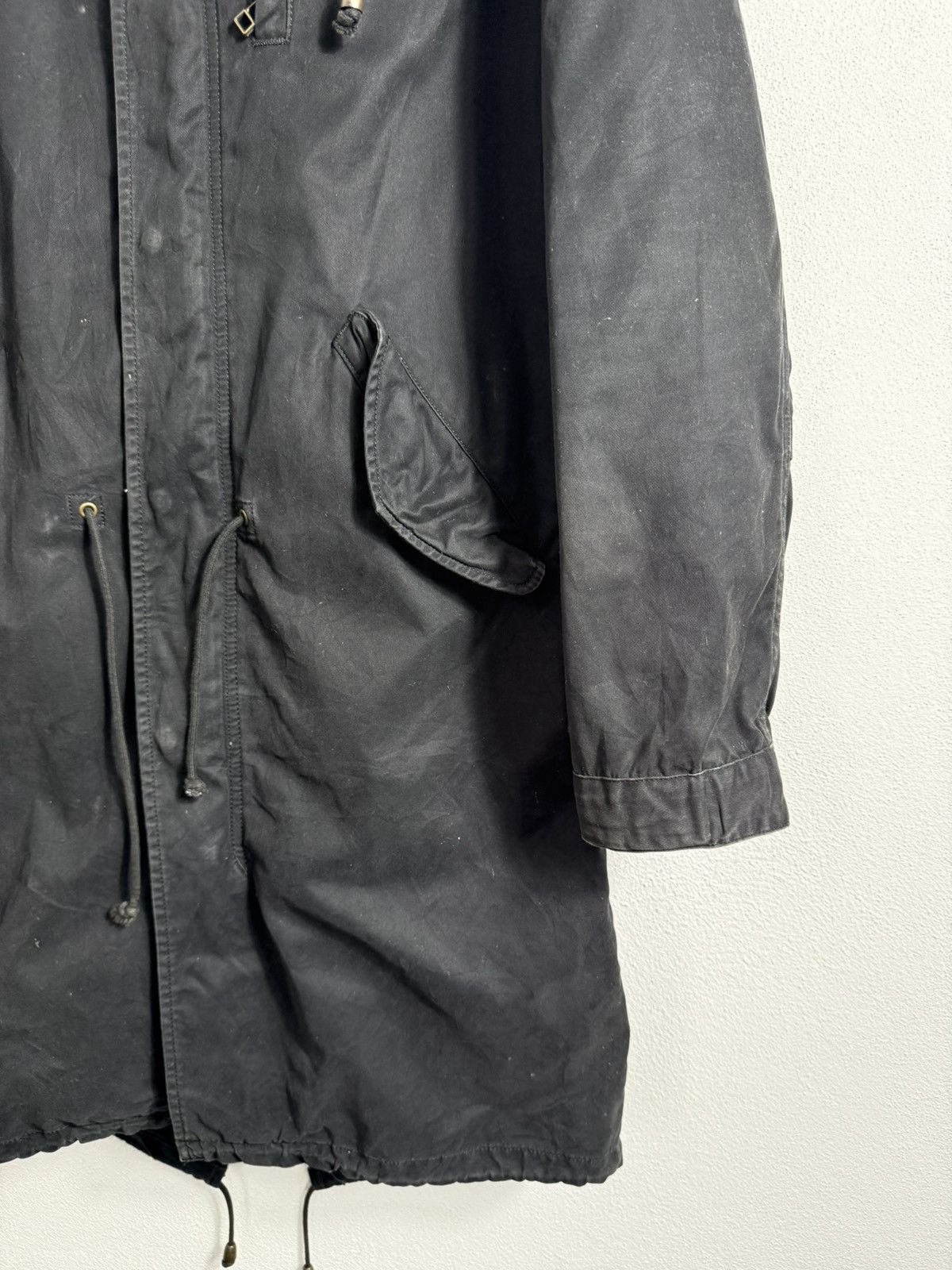 GOA Japan Brand Parka Jacket With Faux Fur Inner Fish Tail Style Size US S / EU 44-46 / 1 - 4 Thumbnail