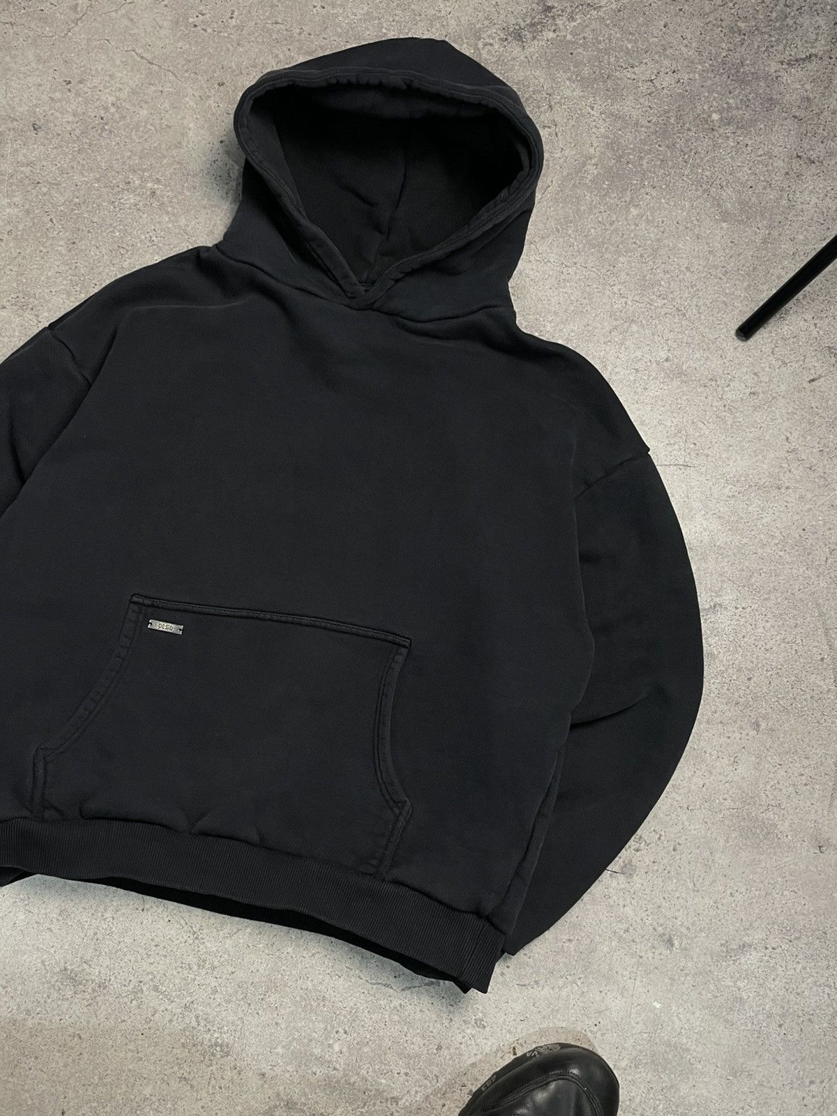 Peso Peso Heavyweight Oversized Black Hoodie Size US L / EU 52-54 / 3 - 2 Thumbnail