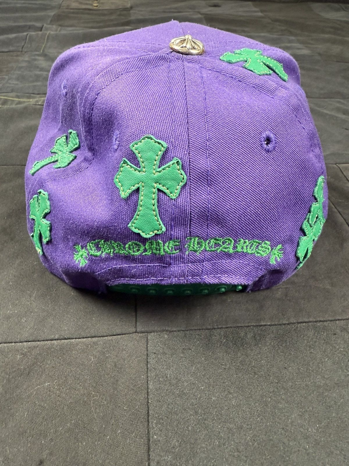 Chrome Hearts CH Crosses Hat Purple / Green Size ONE SIZE - 3 Thumbnail