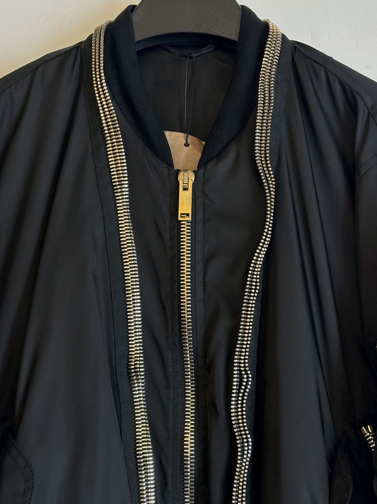 Alexander McQueen Alexander McQueen | AW2014 Black and Gold Bomber Jacket Size US M / EU 48-50 / 2 - 3 Thumbnail