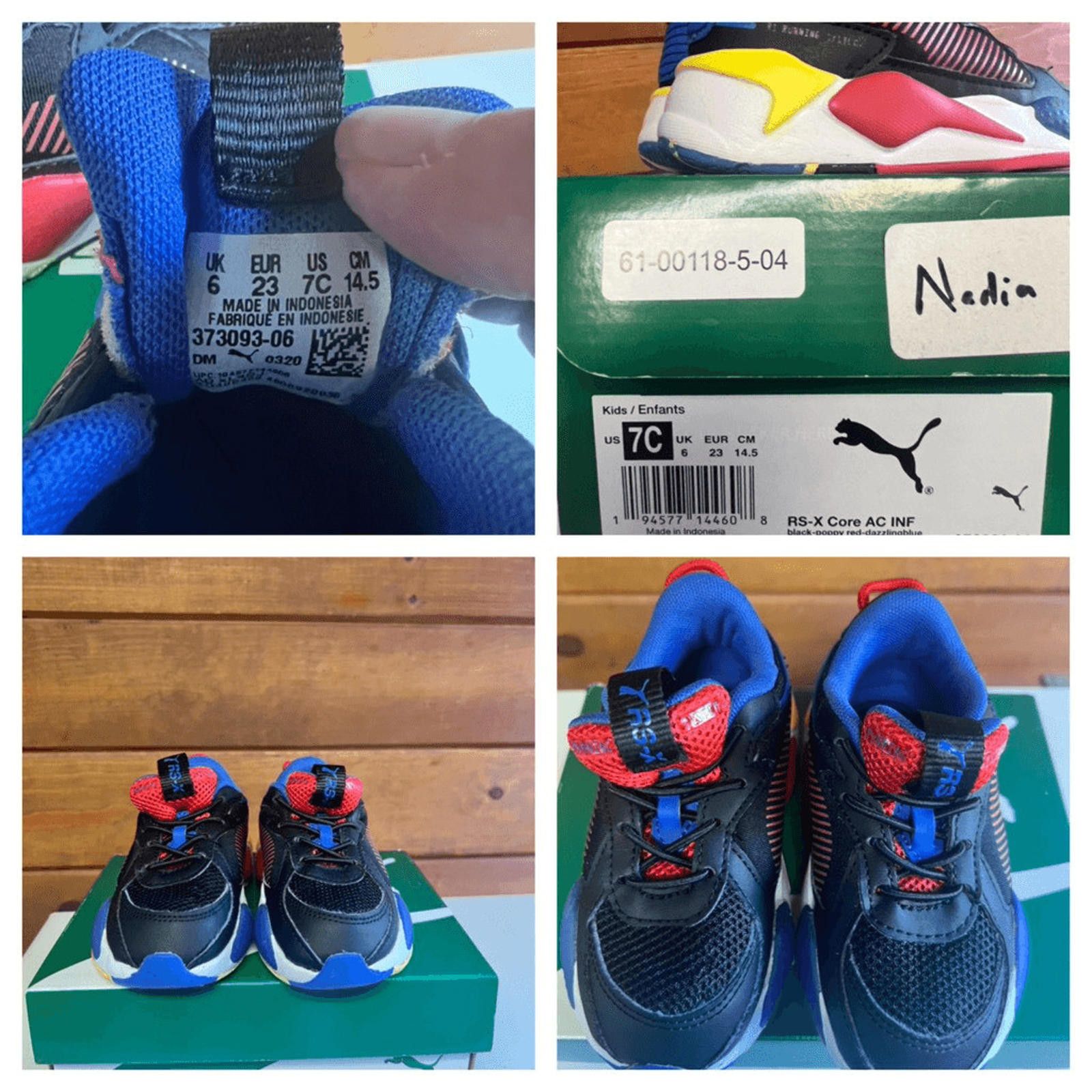 Puma Puma RS-X Core AC Infants 'Black Red Blue' 373093-06 Size 7C Size US 7 / EU 40 - 5 Thumbnail