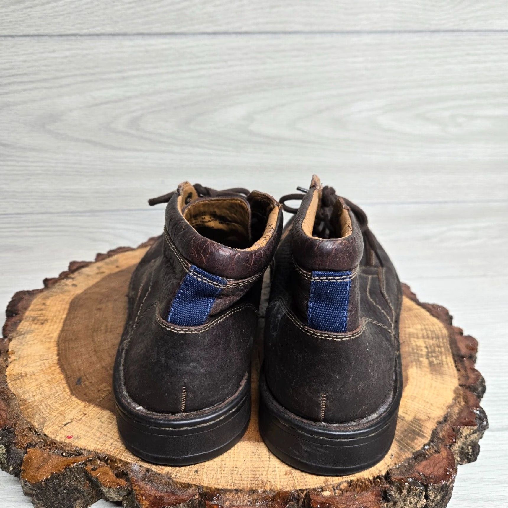 Clarks Collection by Clarks Men's Brown Leather Chukka Boots Ankle Shoes Size 12 Size US 12 / EU 45 - 4 Thumbnail