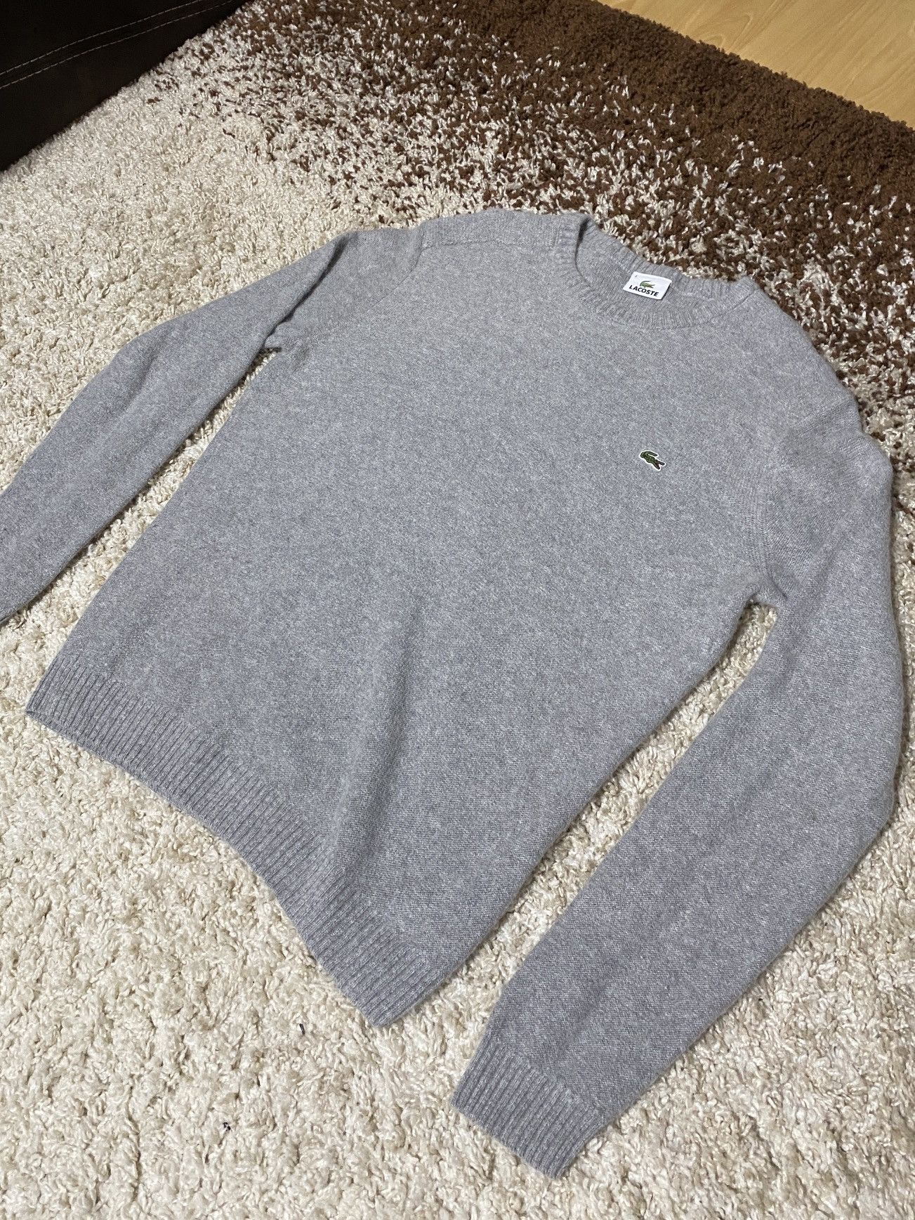 Lacoste Lacoste Sweatshirt Vintage Classic Logo Wool Sweater M Size US M / EU 48-50 / 2 - 2 Thumbnail