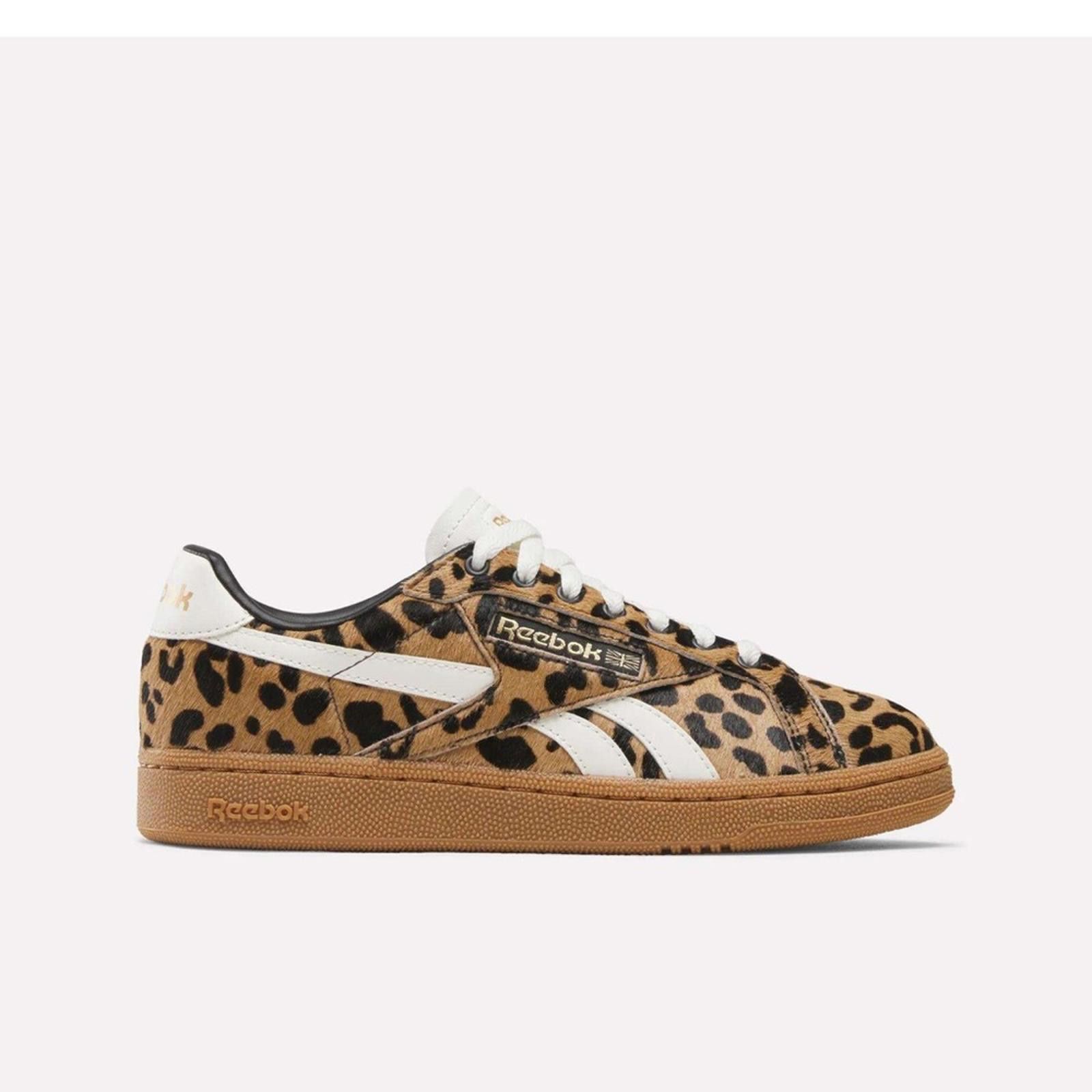 Reebok Reebok Club C Grounds 9.5 Cheetah Print Sneakers EUC Size US 9.5 / IT 39.5 - 1 Thumbnail