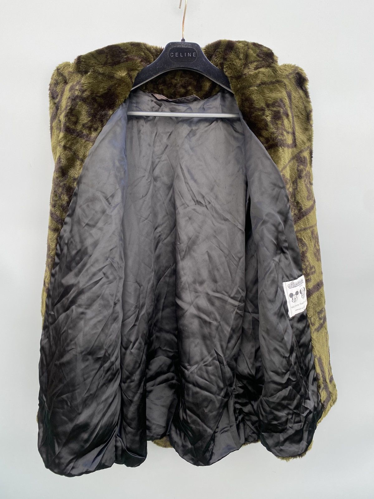 Mickey Mouse 1992 Apparence x Mickey Mouse Faux Fur Double Breasted Coat Size US M / EU 48-50 / 2 - 16 Thumbnail