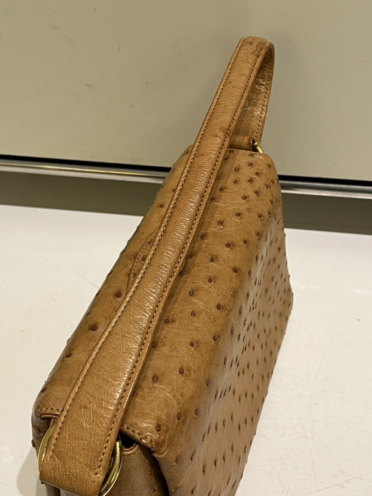 Gucci Gucci ostrich handbag Size ONE SIZE - 7 Thumbnail