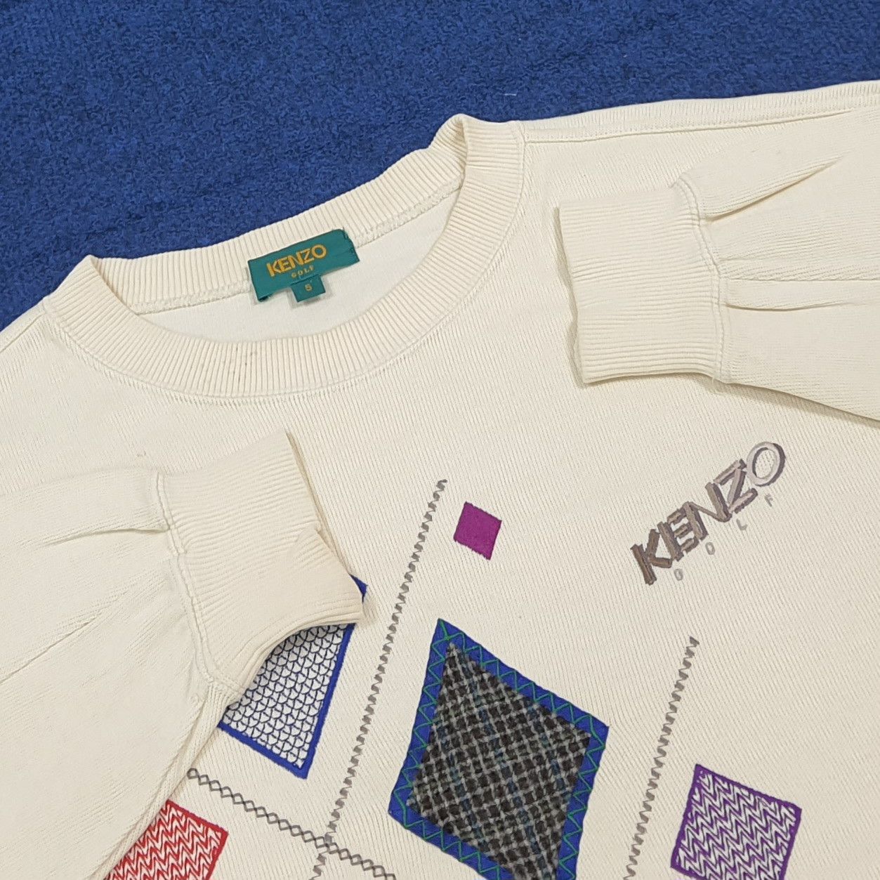 Kenzo Vintage 90s Kenzo Golf Embroidered Sweatshirt C293N3 Size US L / EU 52-54 / 3 - 4 Thumbnail