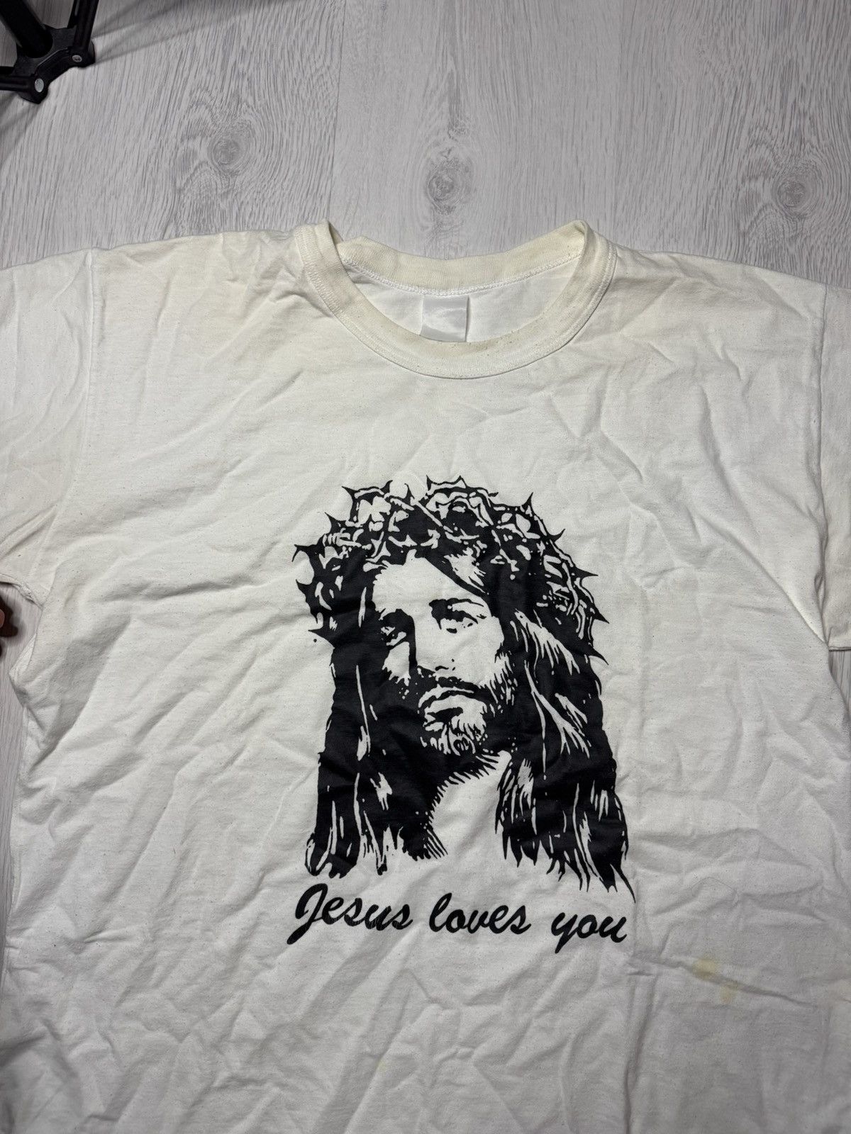 Vintage Vintage Japanese Christian Jesus Shirt Religion Bible Verse Size US M / EU 48-50 / 2 - 3 Thumbnail