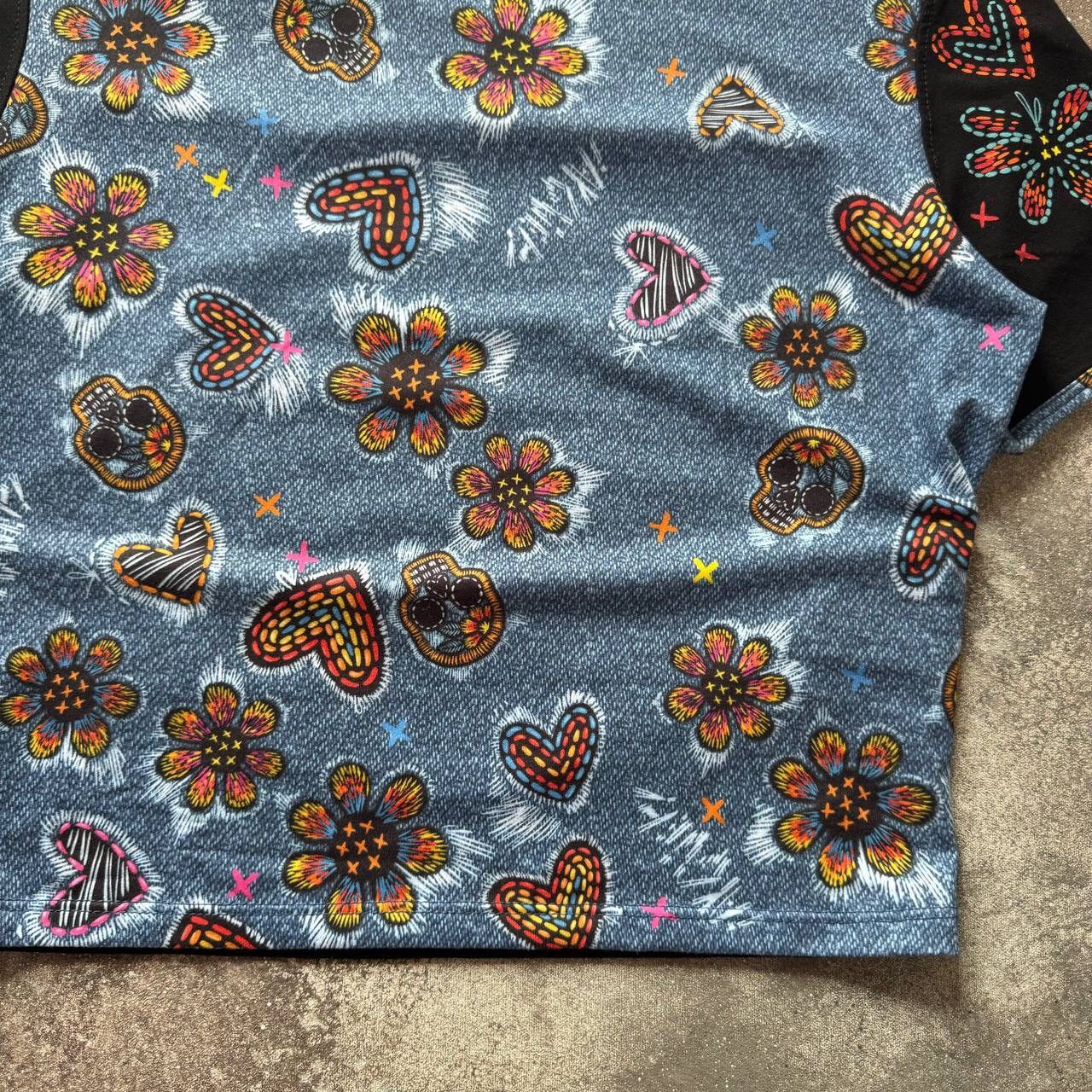 20471120 × Hysteric Glamour × Japanese Brand Y2K Mexico Style Cropped Baby Tee Size M / US 6-8 / IT 42-44 - 8 Thumbnail