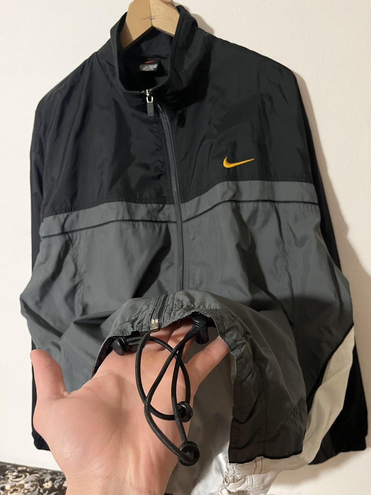 Nike NIKE💥VTG RARE JACKET CENTRE SWOOSH Size US XL / EU 56 / 4 - 3 Thumbnail