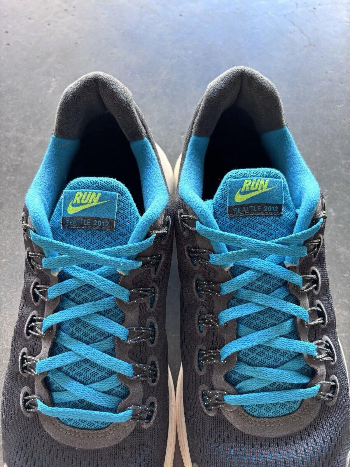 Nike 2012 Nike Promo Sample Lunarglide +4 Run Seattle Marathon 11 Size US 11 / EU 44 - 8 Thumbnail