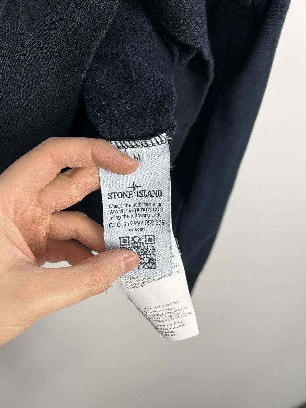 Stone Island Stone Island 2019 Fleece Golf Sweatshirt Without Flap Size US M / EU 48-50 / 2 - 5 Thumbnail