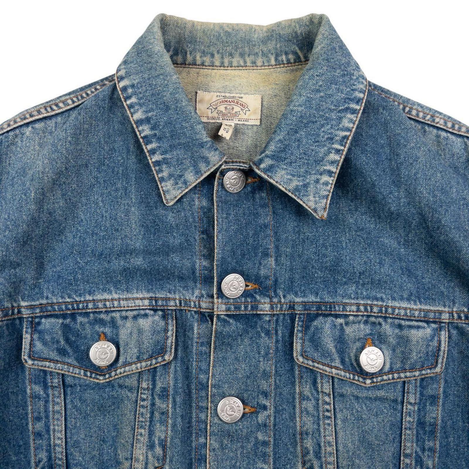 Armani Vintage Armani Jeans Button Up Denim Jacket Size Size US S / EU 44-46 / 1 - 3 Thumbnail