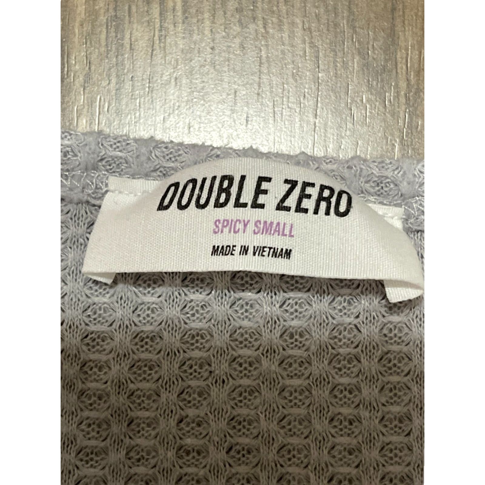 Doublet VINTAGE? No — Actually: Double Zero Sweater, Women's Size Small, White, V-neck, Long Sleeve, Pullover Size S / US 4 / IT 40 - 7 Thumbnail