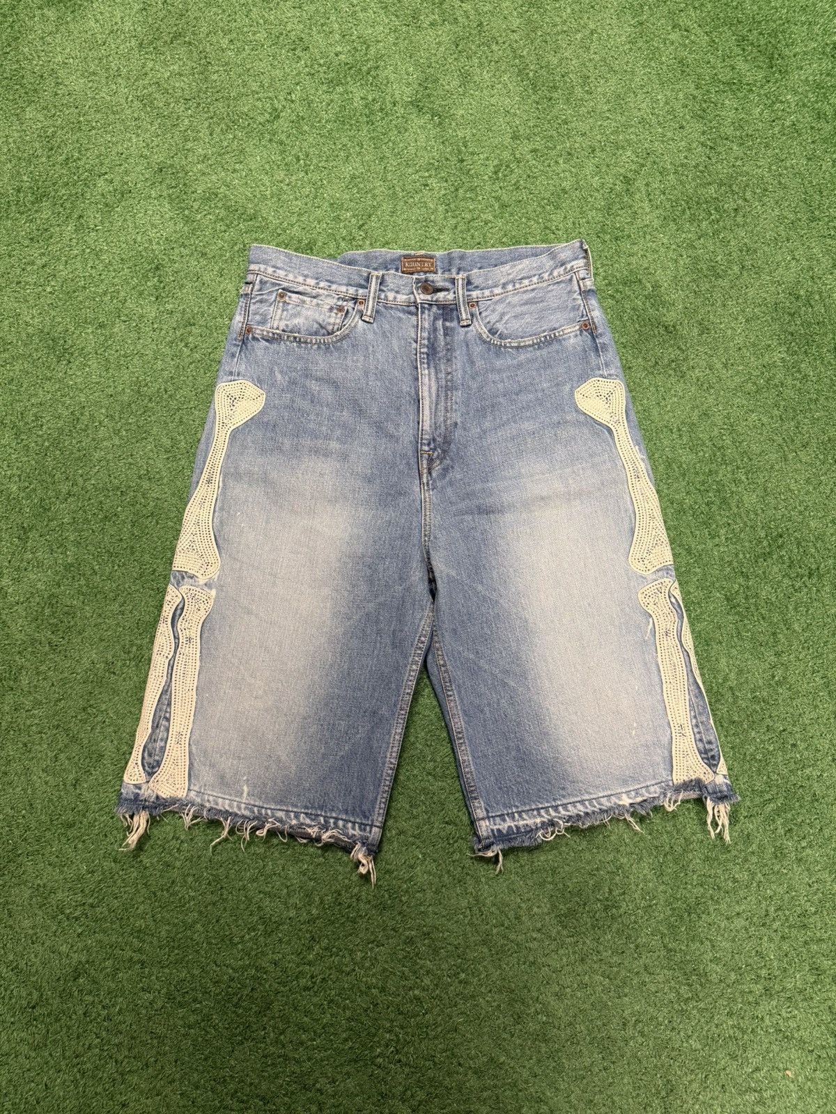 Kapital Kountry Kapital bone denim shorts Size US 32 / EU 48 - 1 Thumbnail