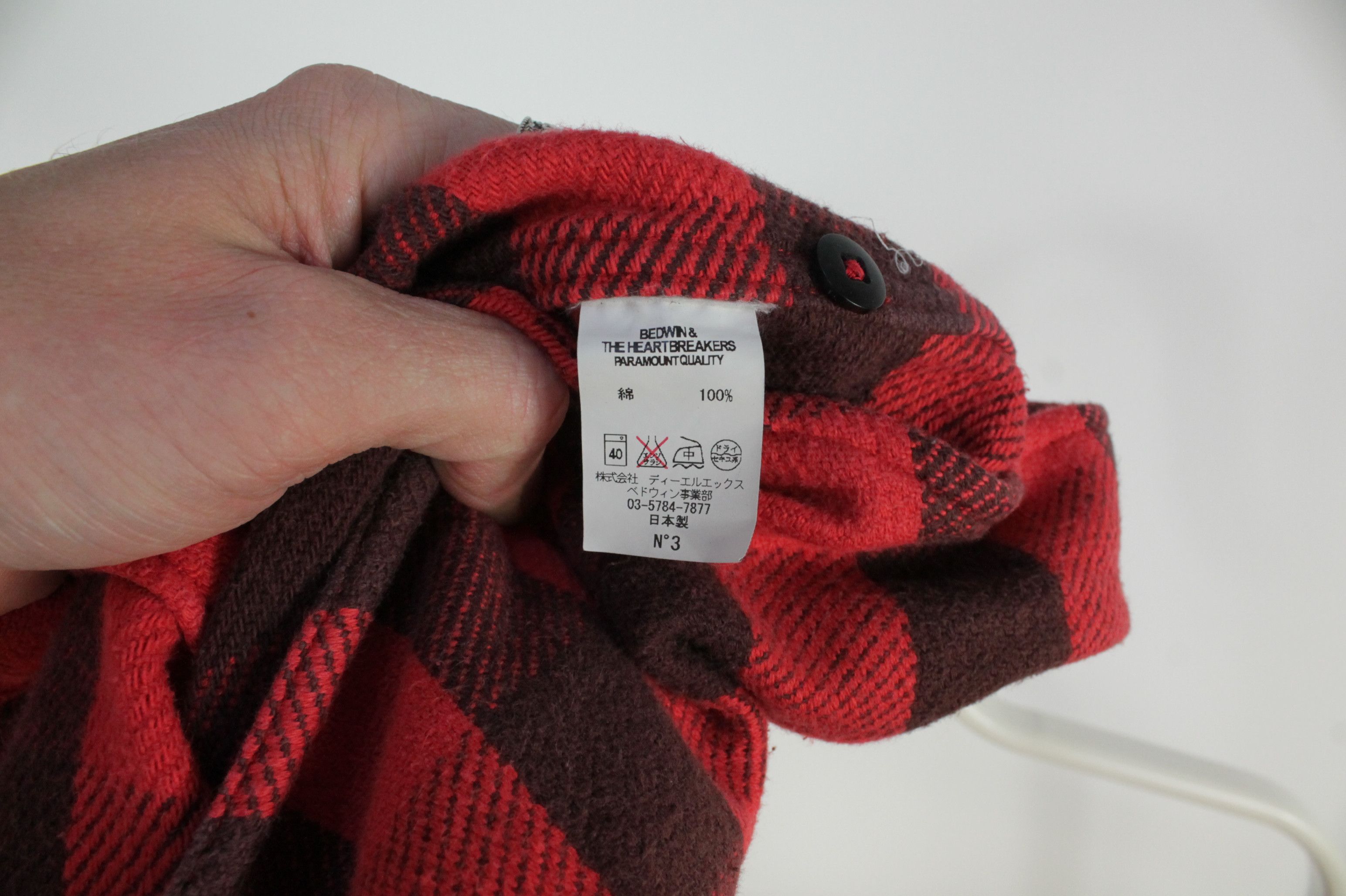 Bedwin & The Heartbreakers Bedwin & The Heartbreakers Red Flannel Shirt Size US S / EU 44-46 / 1 - 8 Thumbnail