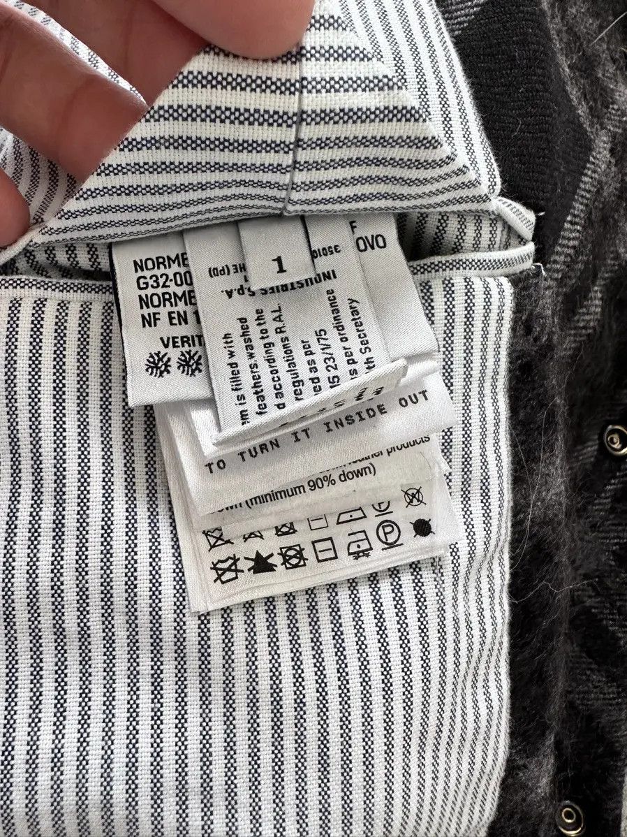 Moncler Gamme Bleu × Thom Browne Grey Plaid Quilted Down Blazer AW17-18 Size US S / EU 44-46 / 1 - 6 Thumbnail