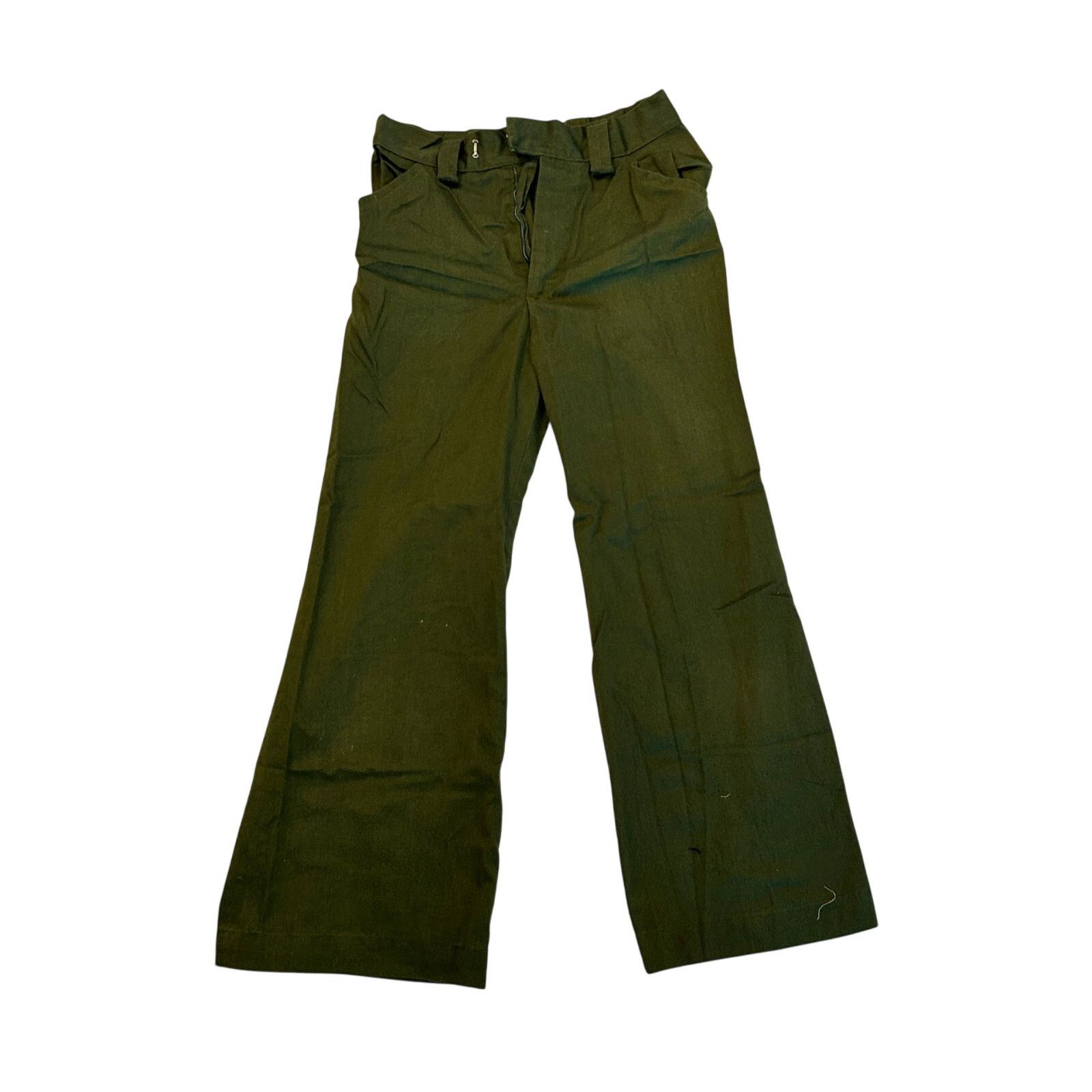 Other Unique Petite Olive Ambition: Sleek Women’s Size 00 Trousers Size 25" / US 0 / IT 36 - 1 Thumbnail