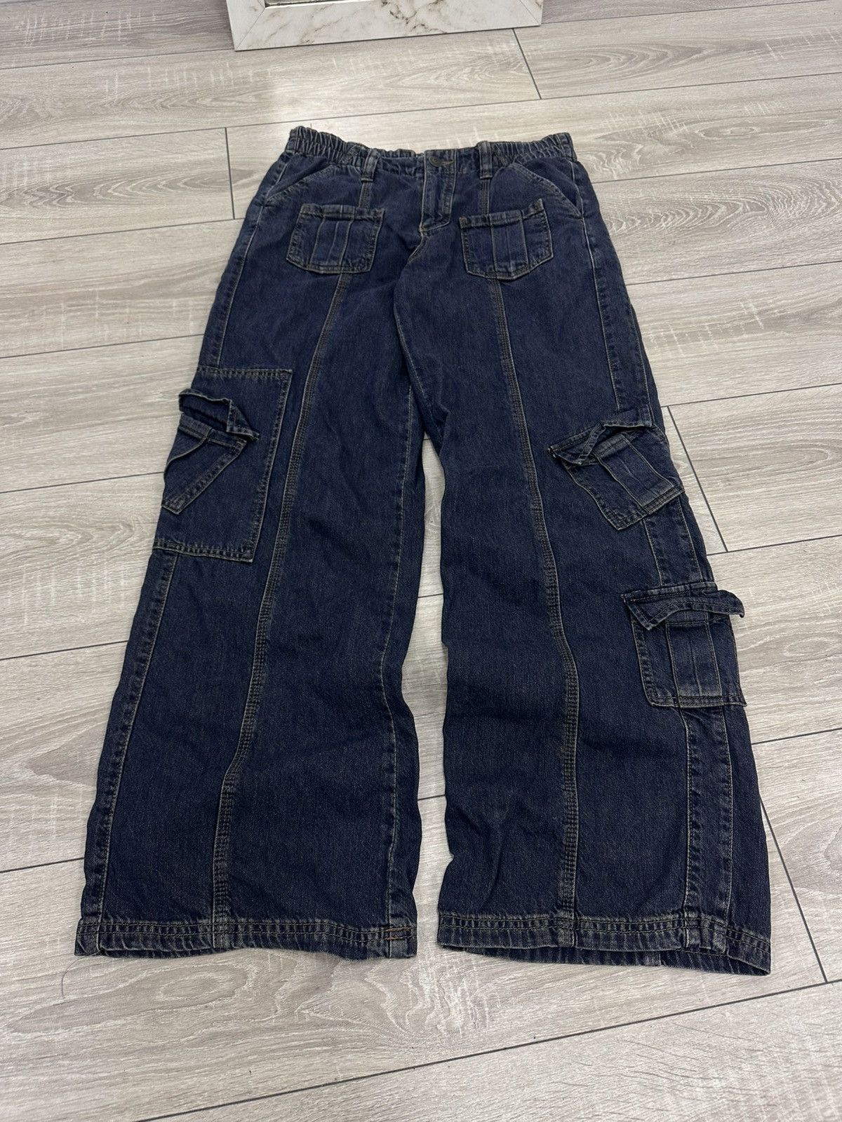 Japanese Brand BDG Y2K Multipocket Cargo Jeans Avantgarde Style Size US 32 / EU 48 - 5 Thumbnail