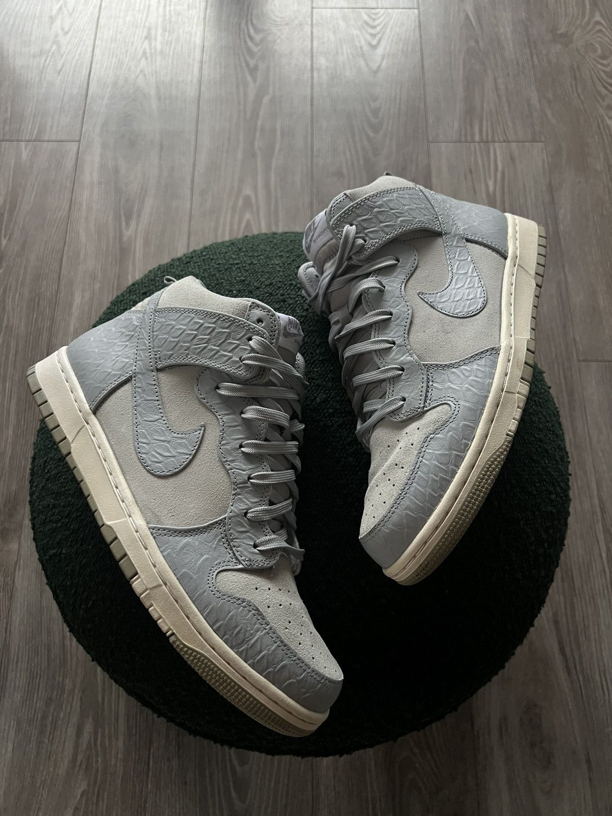 Japanese Brand × Nike ‼️Nike Dunk High CMFT Premium Zoom Python Grey Pattern Shoes‼️ Size US 9.5 / EU 42-43 - 2 Thumbnail