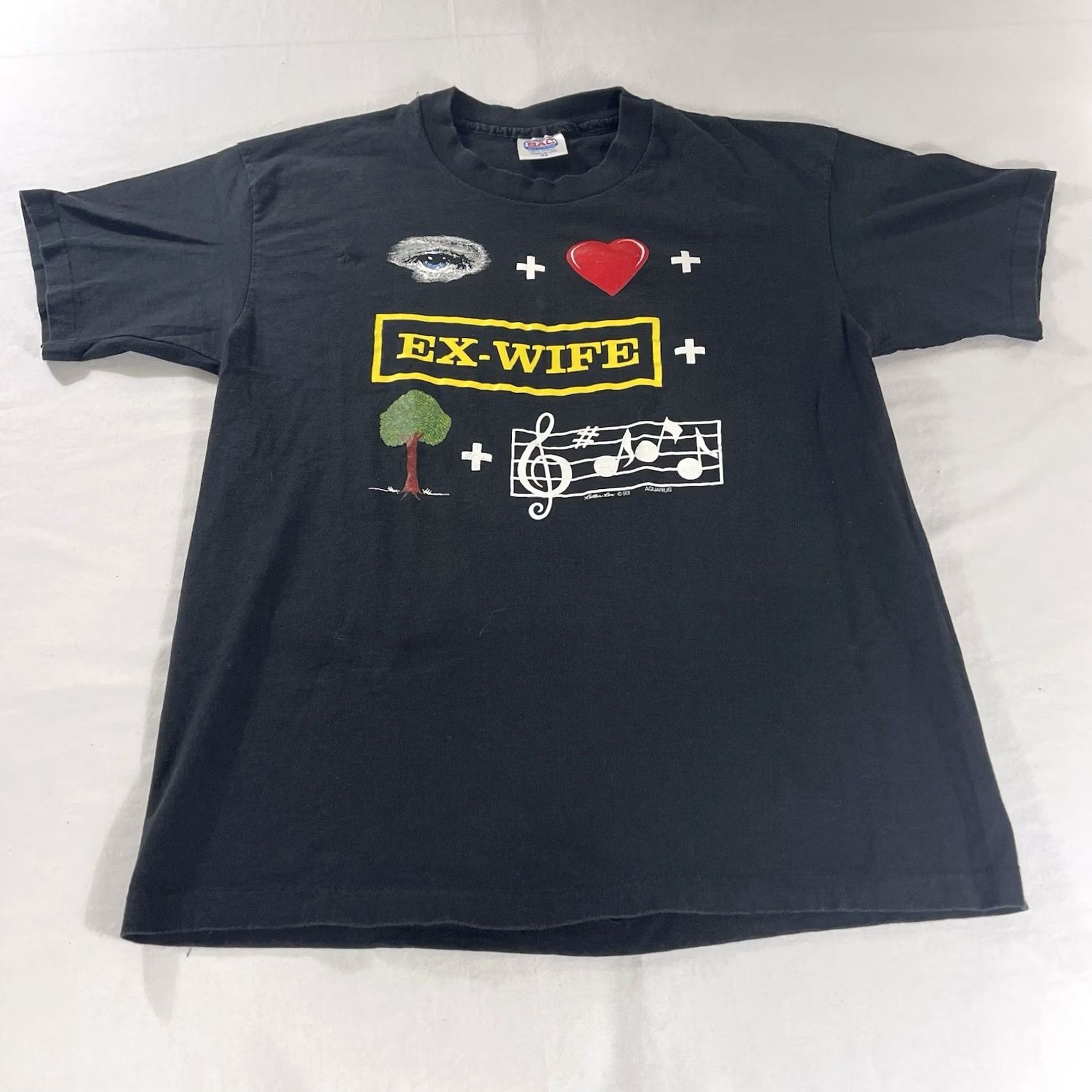 Vintage VINTAGE SAC T-Shirt XL Black I LOVE COUNTRY MUSIC 90s Single Stitch Graphic Tee Mens XL Size US XL / EU 56 / 4 - 2 Thumbnail