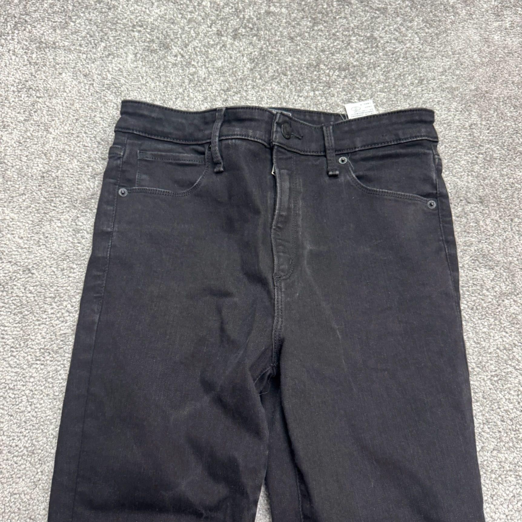 Abercrombie & Fitch Abercrombie & Fitch Jeans Womens 28 Black High Rise Skinny Denim 5-Pocket Slim Size 28" / US 6 / IT 42 - 6 Thumbnail