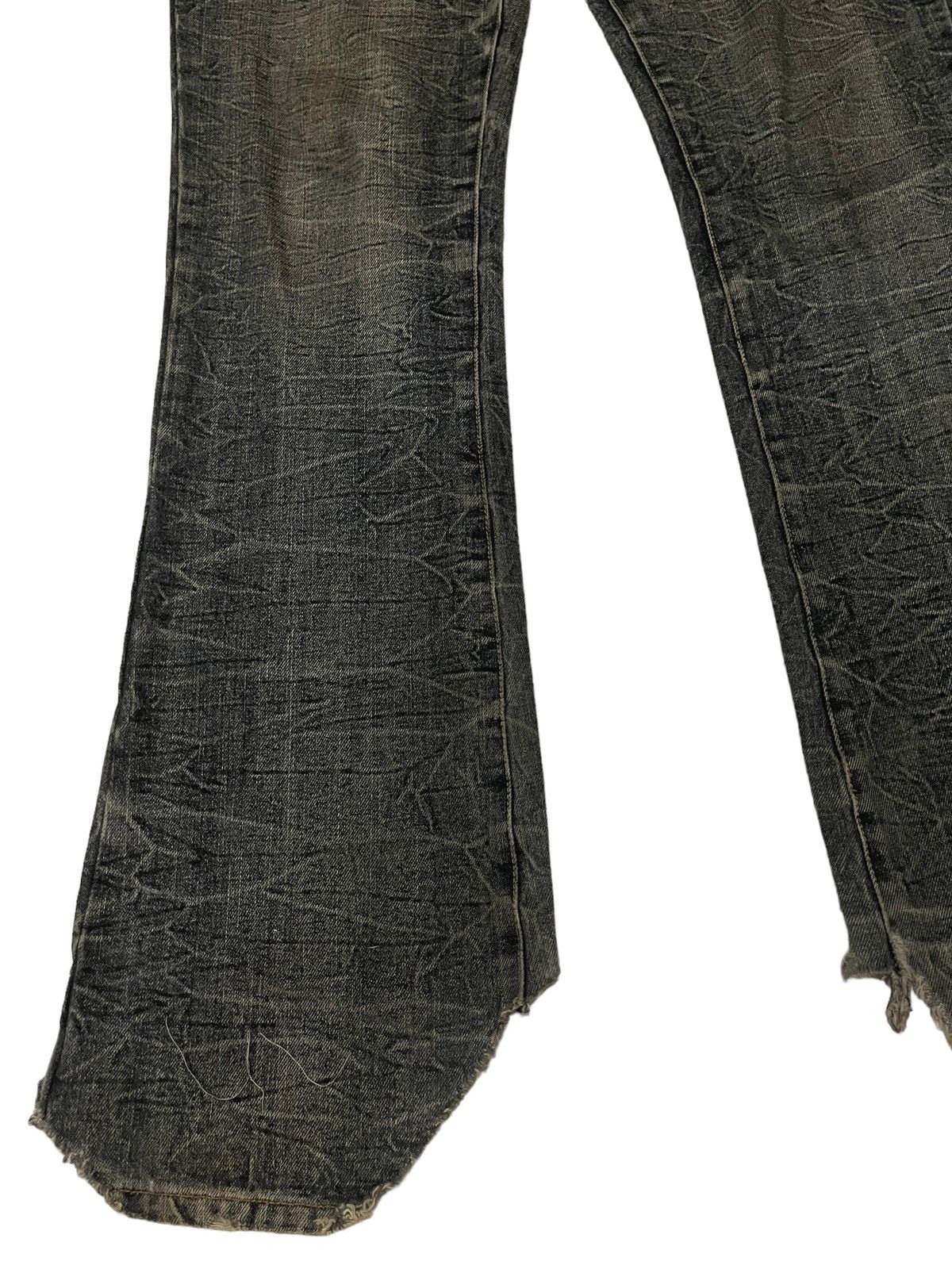 Japanese Brand Vintage Japan LowBox Distressed Style Flare Jeans Size US 33 - 5 Thumbnail