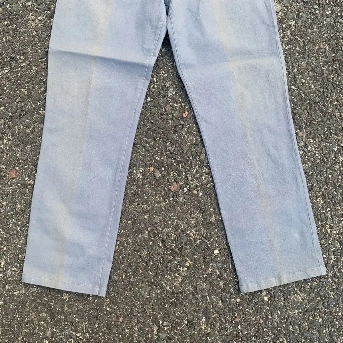 Japanese Brand × StraightFaded Japanese Vintage 5-Pocket Jeans Faded Trousers Pants Size US 29 - 3 Thumbnail