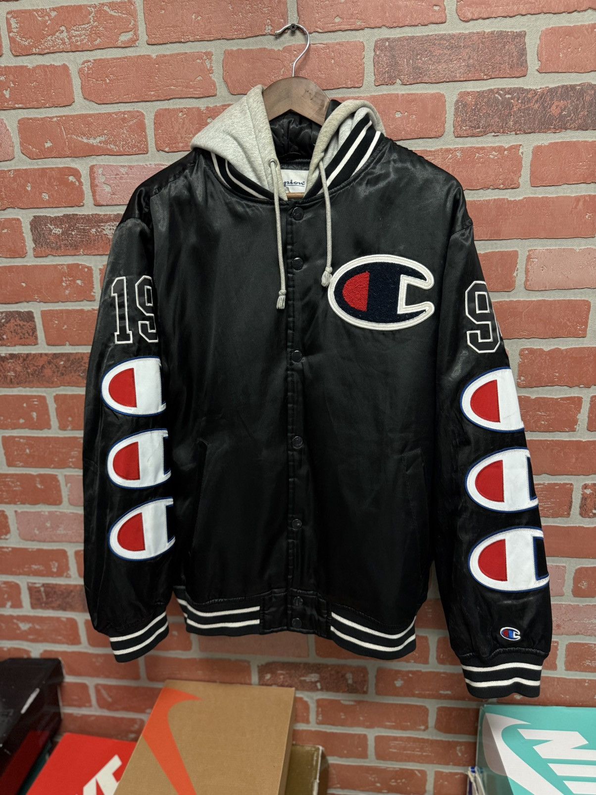 Champion × Supreme Supreme Champion Jacket RARE Size M Clean Condition Size US M / EU 48-50 / 2 - 2 Thumbnail